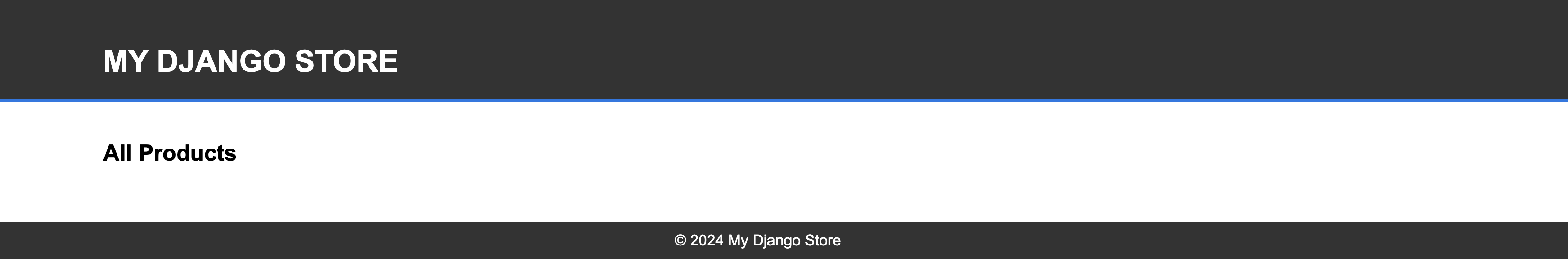 main django app