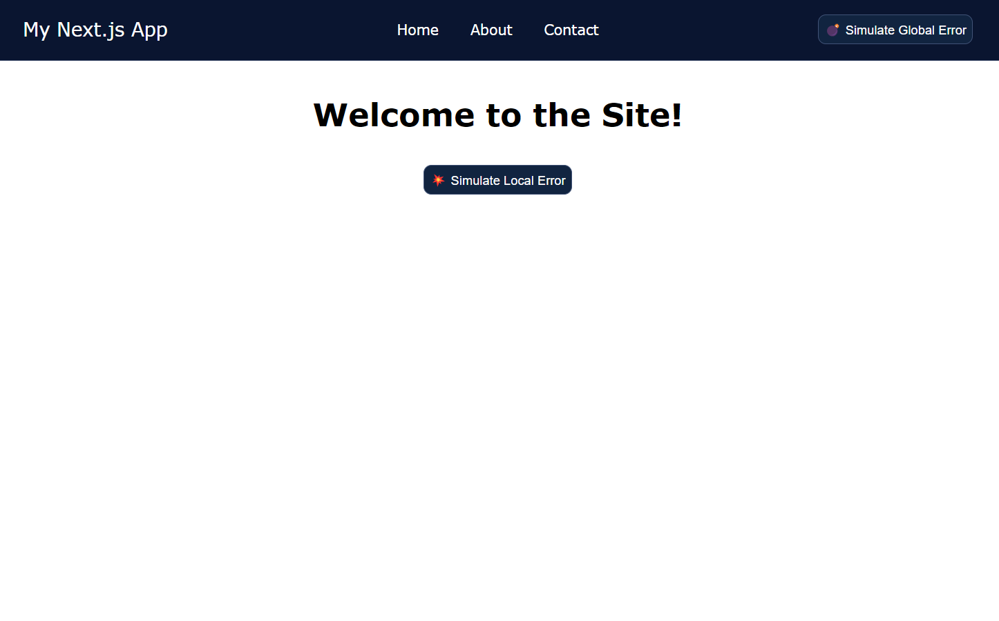 Home page