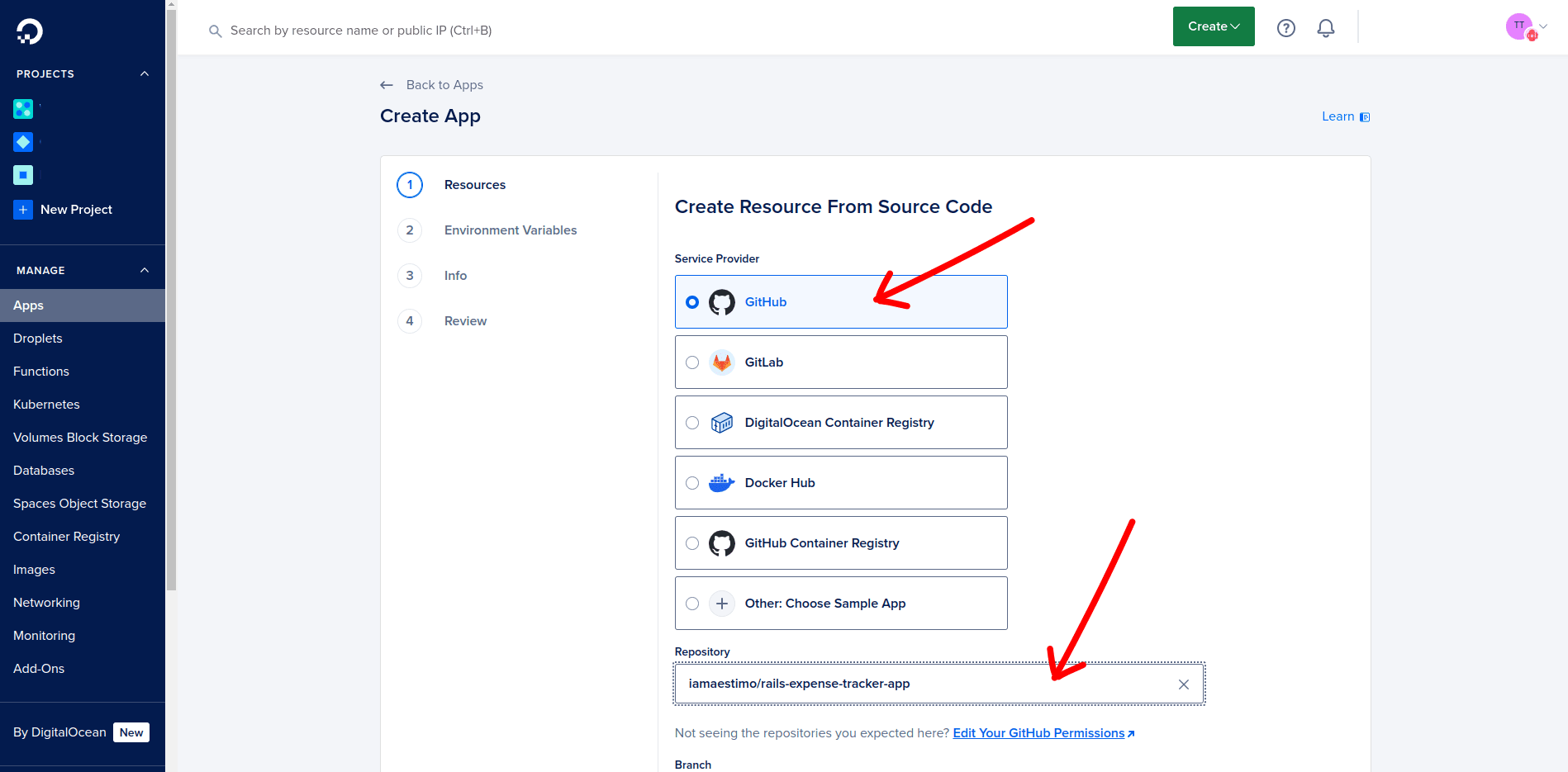 Connect app code repo